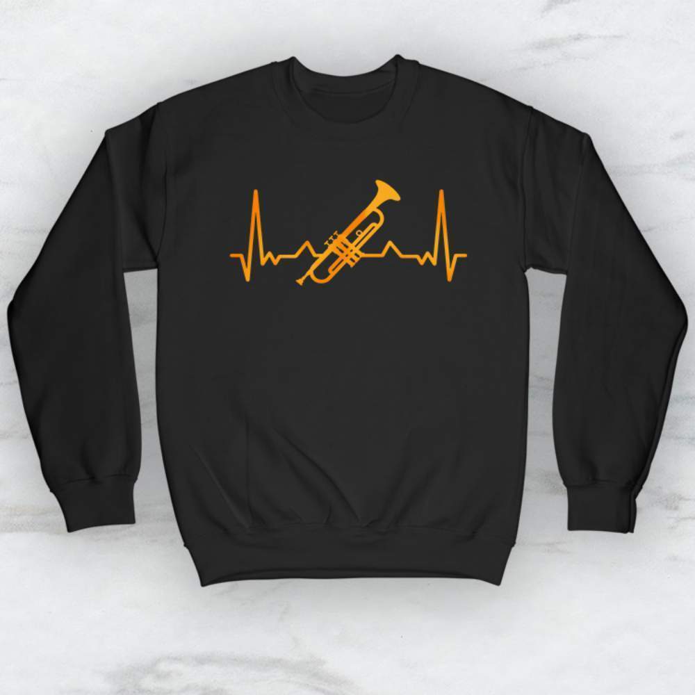 Trumpet Heartbeat T-Shirt, Tank Top, Hoodie For Men Women & Kids